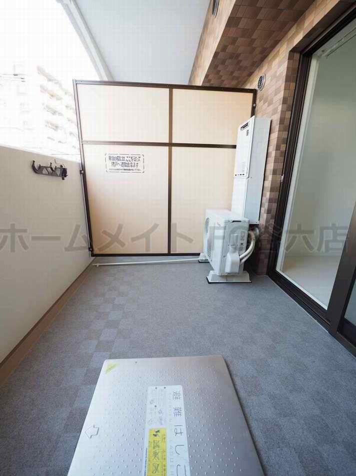 拡大写真:Luxe今里Ⅱ 10階1003のバルコニー