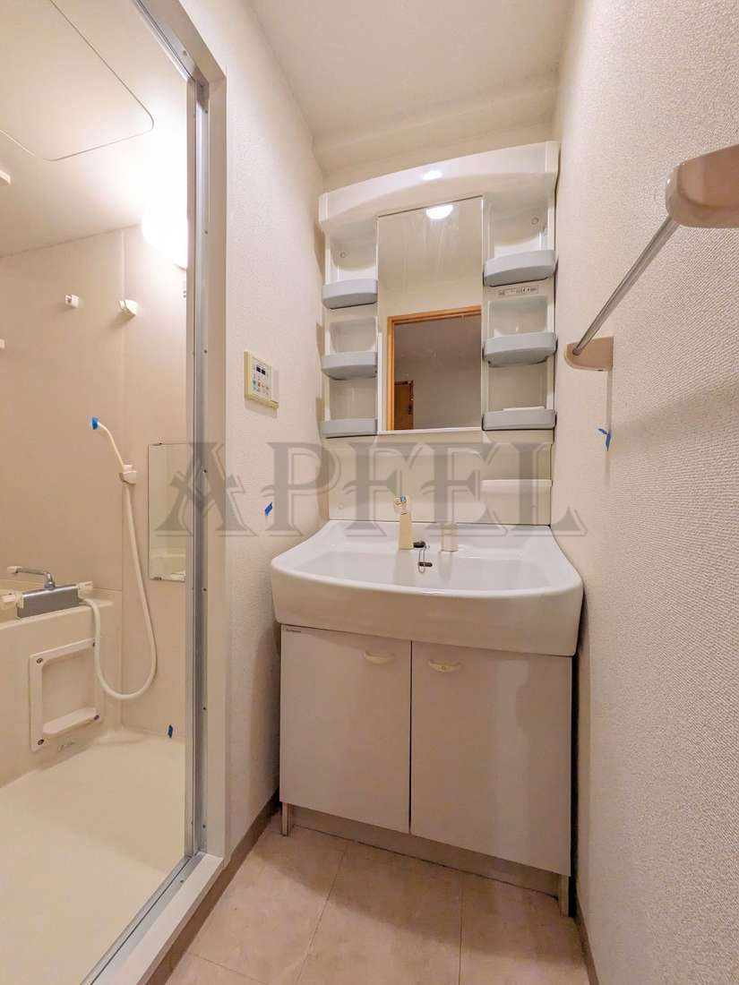 拡大写真:ONE ROOF FLAT FUKUSHIMA 2階201の洗面所