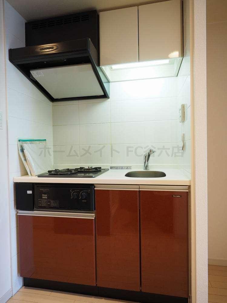 拡大写真：S-RESIDENCE　Hommachi　Marks 12階1205のキッチン