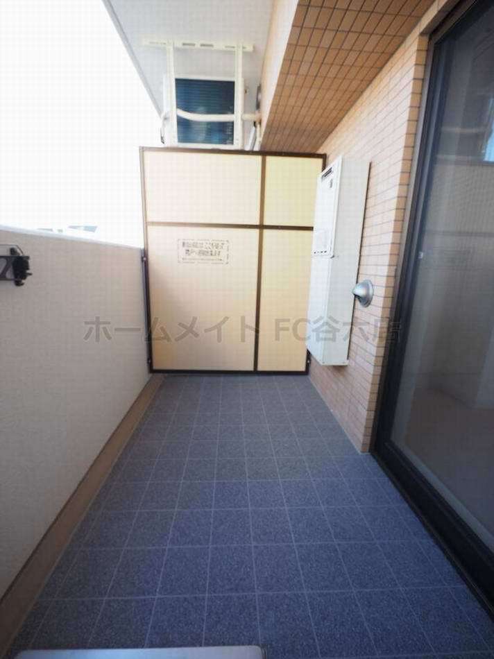 拡大写真:Luxe難波西Ⅲ 14階1403のバルコニー
