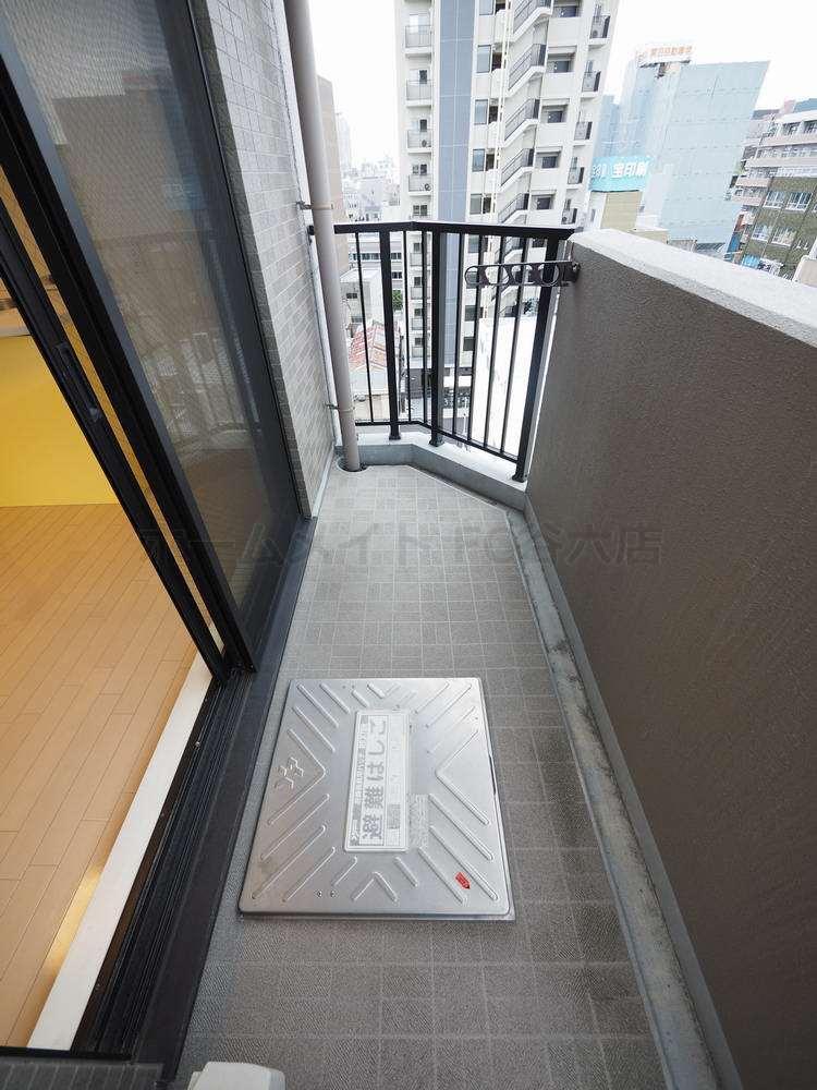 拡大写真:クレイドル上町Ⅱ 5階503のバルコニー