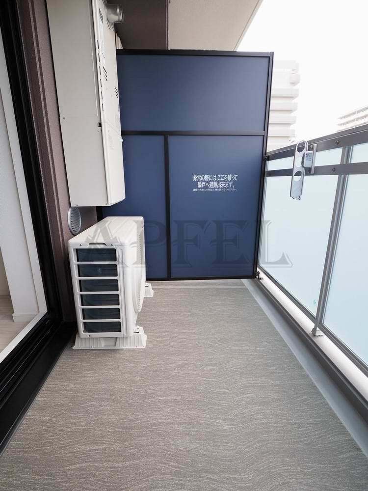 拡大写真:S-RESIDENCE日本橋Qualier 11階1101のバルコニー