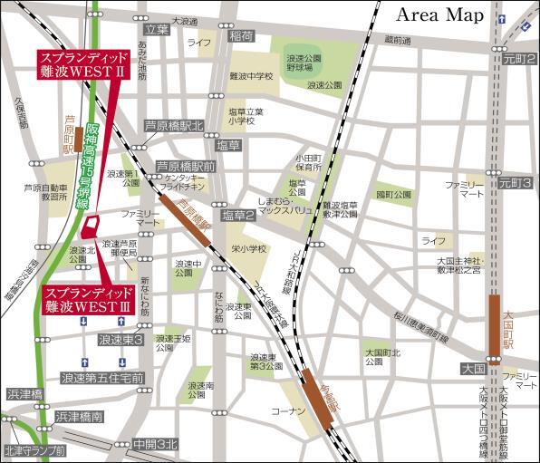 拡大写真:スプランディッド難波WESTⅡ 6階606のその他共有部分