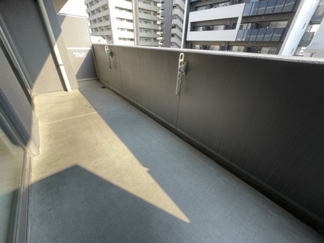 拡大写真:アルファライフ南福岡 3階301のバルコニー