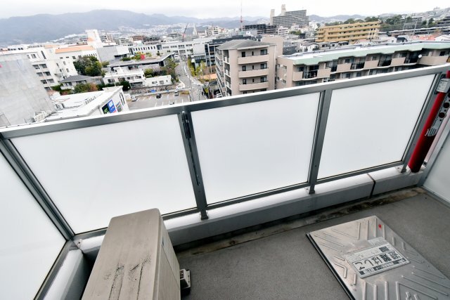 拡大写真:プライマル西宮夙川 9階902のバルコニー