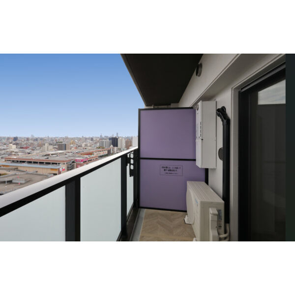 拡大写真:S-RESIDENCE庄内通駅前curere(クラーレ) 4階402のバルコニー
