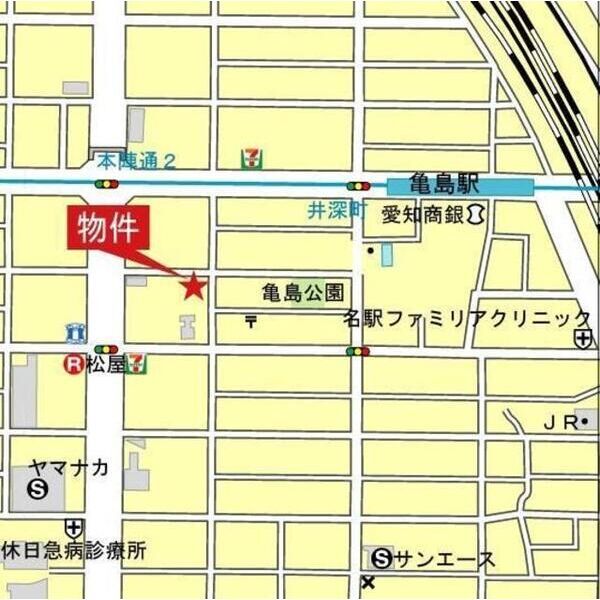 拡大写真:プレイズシード名古屋亀島 5階506のその他