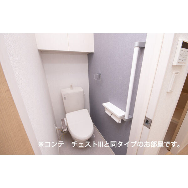 拡大写真:ローレル 2階203のトイレ