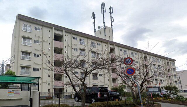 渦が森コーポ6号館の外観