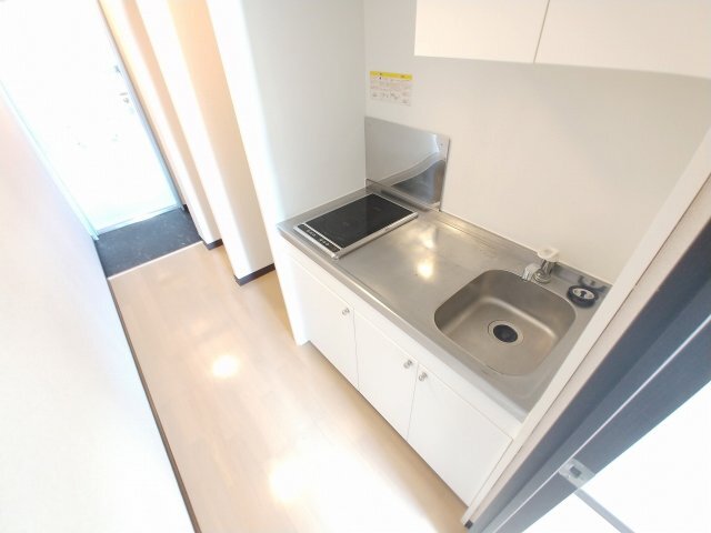 拡大写真:レオネクストヴィダ フェリス 2階205のキッチン:2口電気コンロ