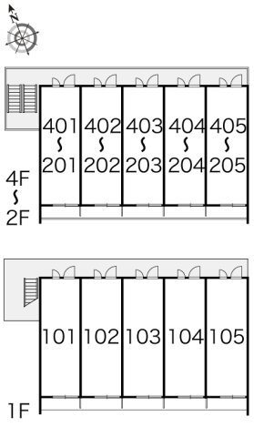 拡大写真:レオパレスドゥジェーム鳴尾 4階405のその他