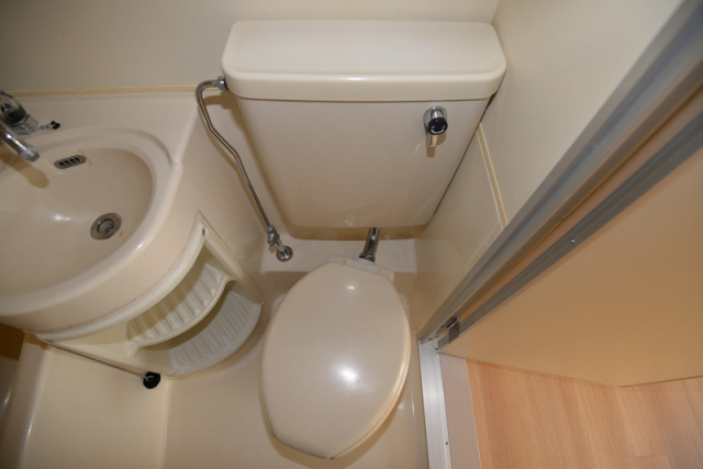 拡大写真:エルパラッツォ三宮(YMビル) 3階302の落ち着いたトイレです