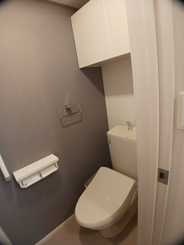 拡大写真:ルミエール 2階203のシンプルで使いやすいトイレです