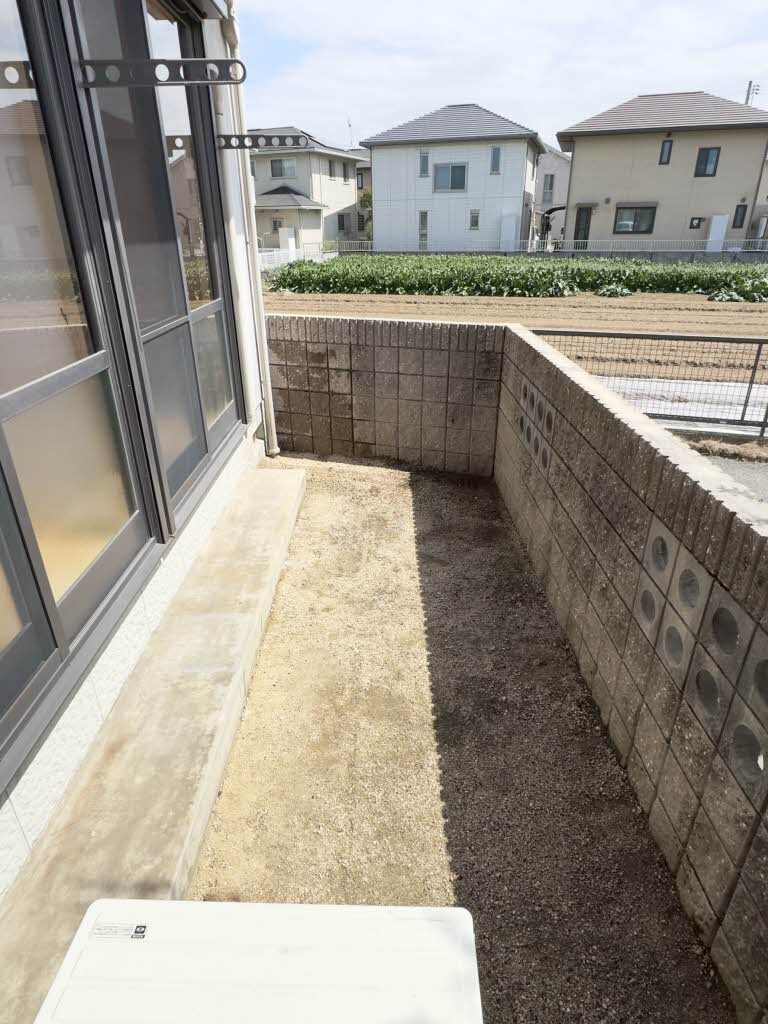 拡大写真:倉敷市四十瀬 1階101のバルコニー