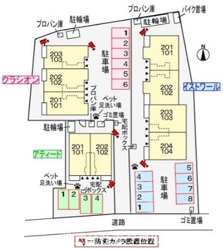 拡大写真：青梅市師岡町２丁目 1階101のその他共有部分