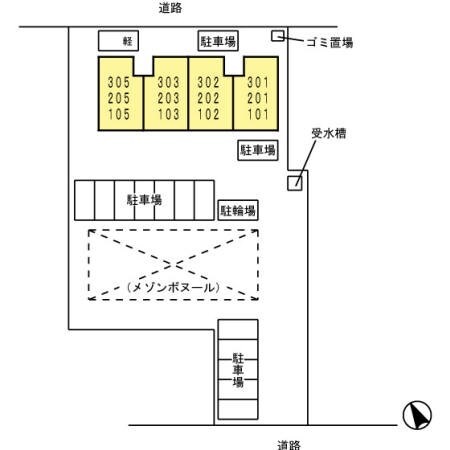 拡大写真:羽村市小作台2丁目 1階101のその他共有部分