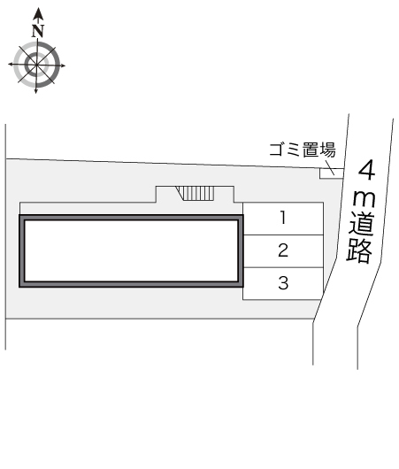 拡大写真:レオパレスALBA 1階K1のその他