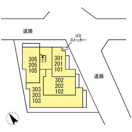 拡大写真：メゾンボヌール 2階203のその他