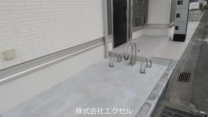 拡大写真：メゾンボヌール 2階203の駐車場
