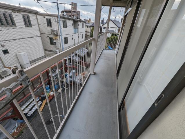拡大写真:広島市東区牛田早稲田1丁目 2階2のバルコニー