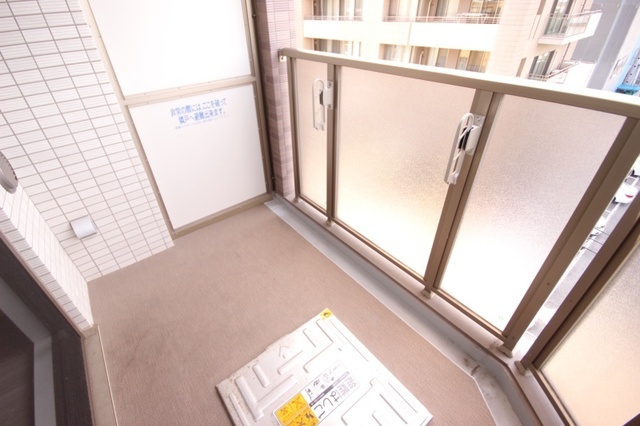 拡大写真：広島市中区上幟町 11階1102のベランダ