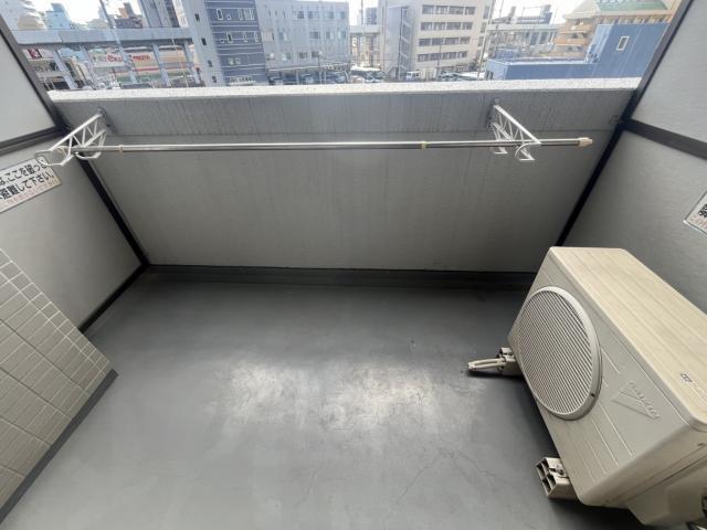 拡大写真:朝日プラザ横川駅前 6階604のバルコニー