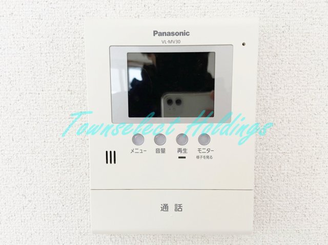 拡大写真:ゆうなぎ荘 1階102のモニター付きインターホン