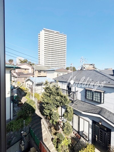 拡大写真:ミライハイツ深田台 3階303の前面棟無し・眺望良好