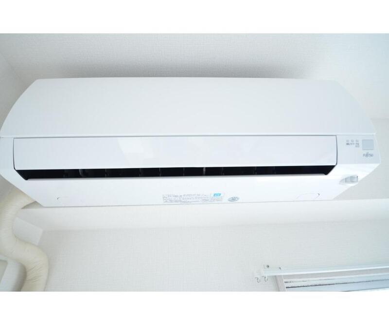 拡大写真:月岡マンション 4階401のエアコン完備♪