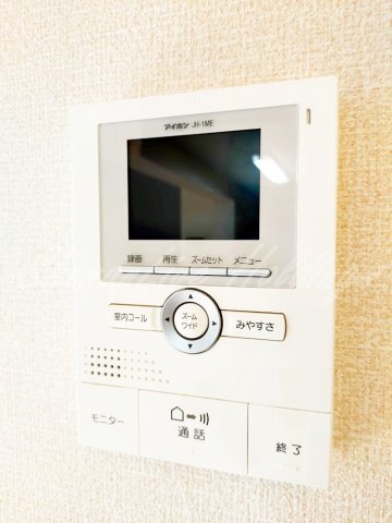 拡大写真:セレッソグランデ 1階103のモニタ付インターホンで安心♪