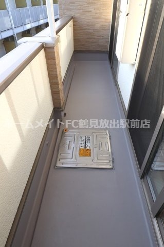 拡大写真:IB HAL 3階306のバルコニー