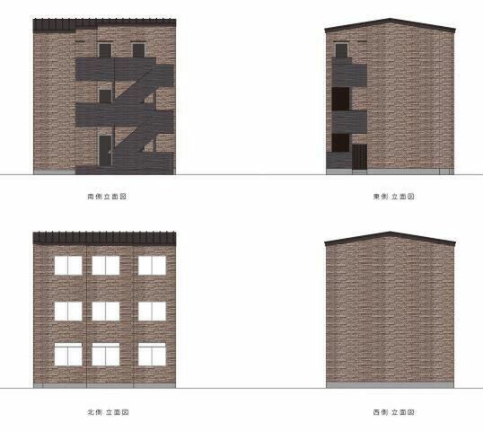 T.A北区上中里3丁目A棟の外観