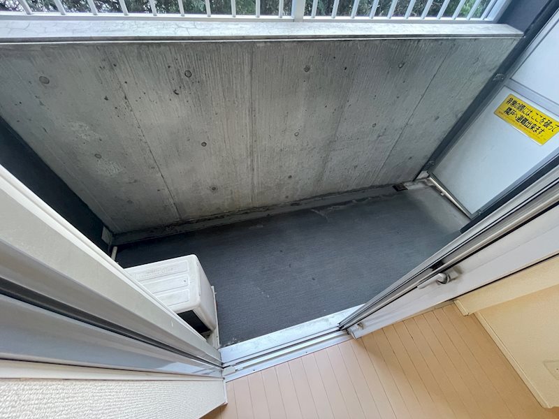 拡大写真:アクサス西高島平 1階107のバルコニー