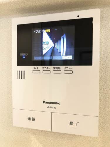 拡大写真:シャエム 2階207のセキュリティ