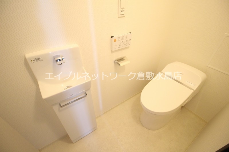 拡大写真:LA MIA CASA 10階903のトイレ