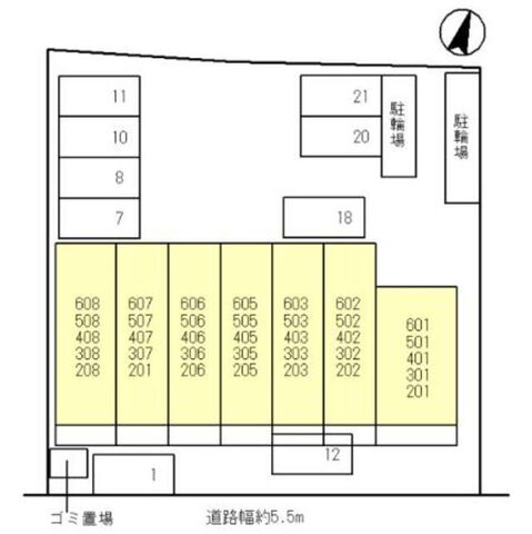 拡大写真：大阪市淀川区三津屋北１丁目 2階201の外観