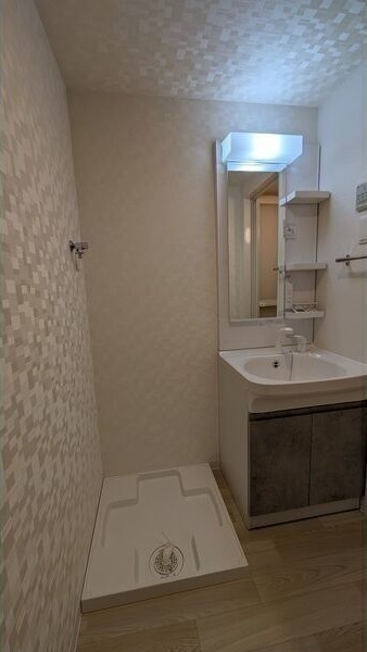 拡大写真：S-RESIDENCE堀田beaute(ボーテ) 5階501の洗面所