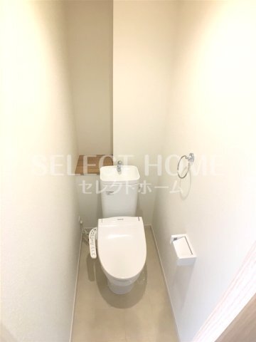 拡大写真：リシェス岡崎駅前 2階205のトイレもきれいです