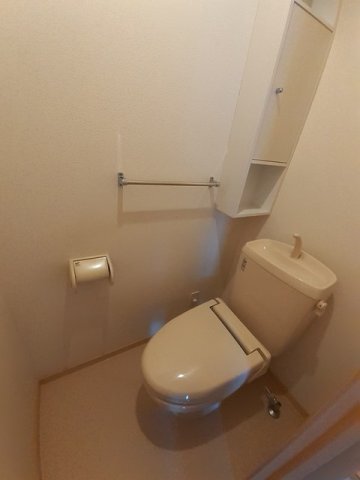 拡大写真:ネクサス 2階201のトイレも気になるポイント