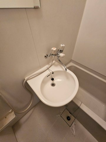 拡大写真：緑台マンション 2階201の洗面設備
