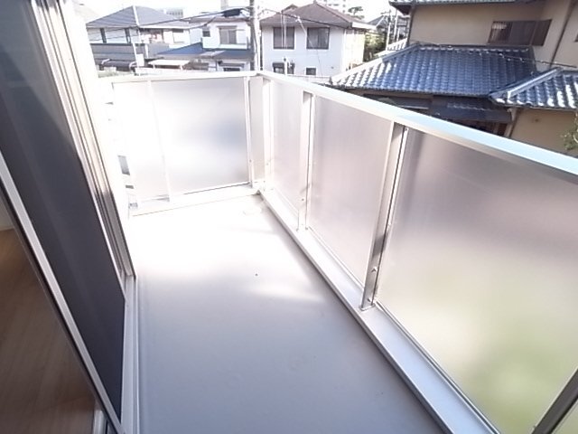 拡大写真:D-room中州 2階202のバルコニー