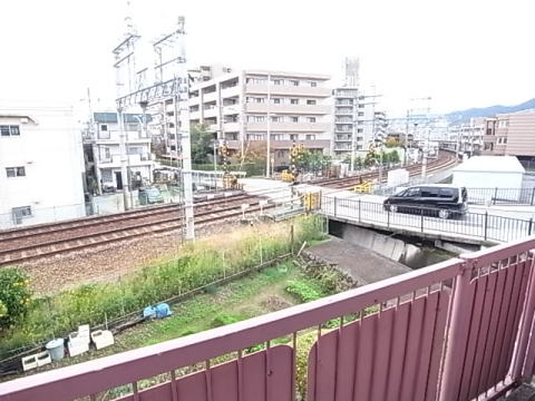 拡大写真:売布ハイツ 2階202の眺望