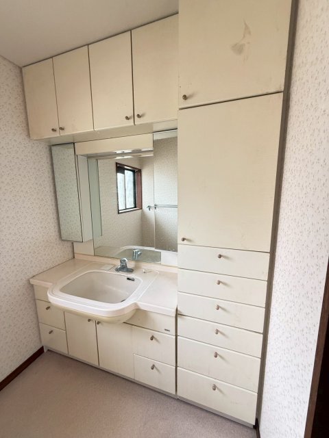 拡大写真:丸山台1丁目3-55戸建 2階-の洗面設備