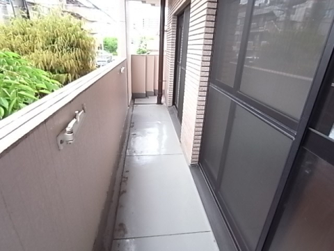 拡大写真:キャピタルビルド 1階103のバルコニー