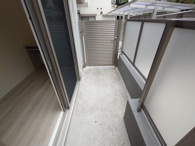拡大写真:D-residence上甲子園 1階101のバルコニー