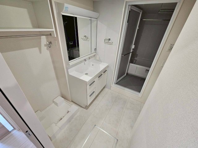 拡大写真:D-residence荘園 B 2階201の洗面設備