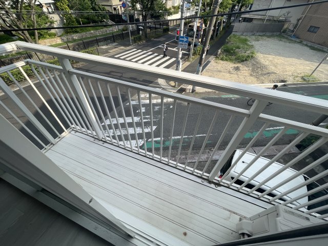 拡大写真:トラウムハウス 2階201のバルコニー