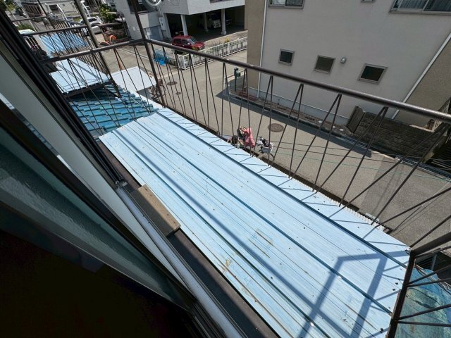 拡大写真:中村ハイツ 2階3のバルコニー