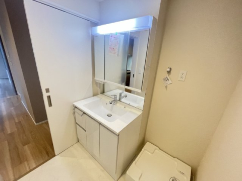 拡大写真：HEBELMAISON甲子園口 3階302の洗面設備