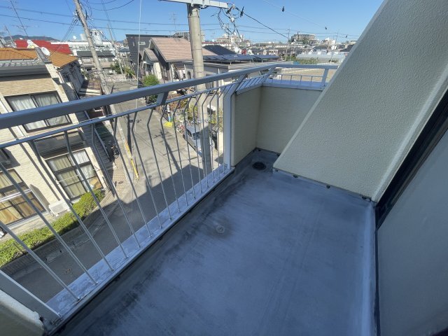 拡大写真:ブラン段上町 3階303のバルコニー
